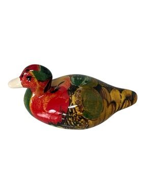 Vintage Enesco Painted
Ceramic Duck Figurine Retro MCM
Whimsical Decor